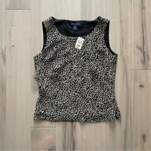 Ann Taylor Patterned Silk Tank